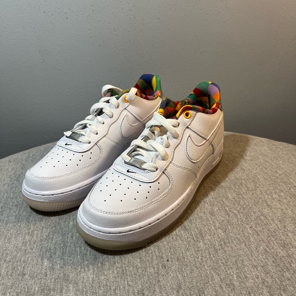 Nike Air Force 1 Low LV8 (GS) Playful Print Shoe Size 7Y/Women 8.5 FN8912-111 - Picture 8 of 10
